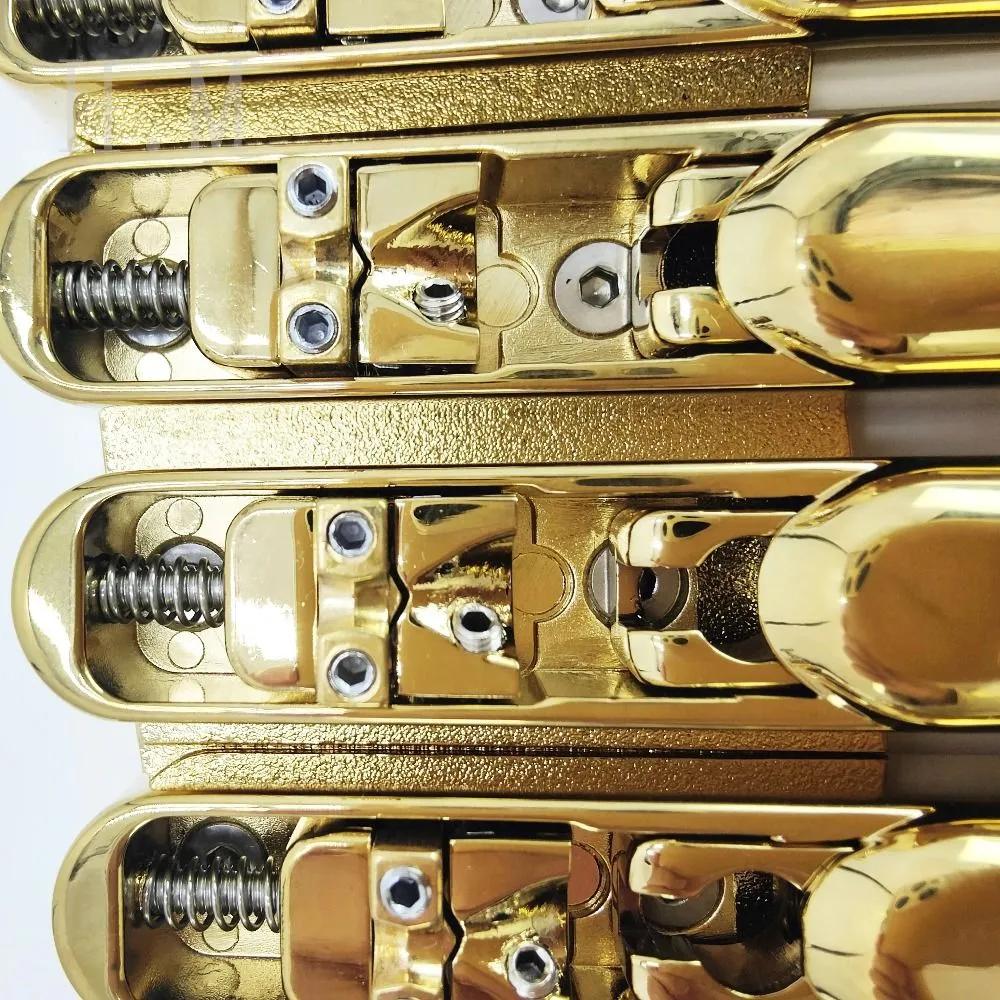 High quality 4-string bass bridge without head, copper string holder