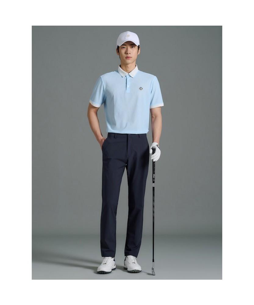 BEANPOLE GOLF [Heritage] Men'S Symbol Print Short Sleeve T-Shirt - Sky Blue