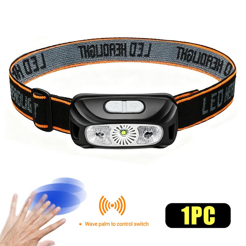 Mini LED Headlamp Portable COB Headlight 3 Light Modes Camping Head Torch Outdoor Emergency Lamp Night Working Fishing Lantern