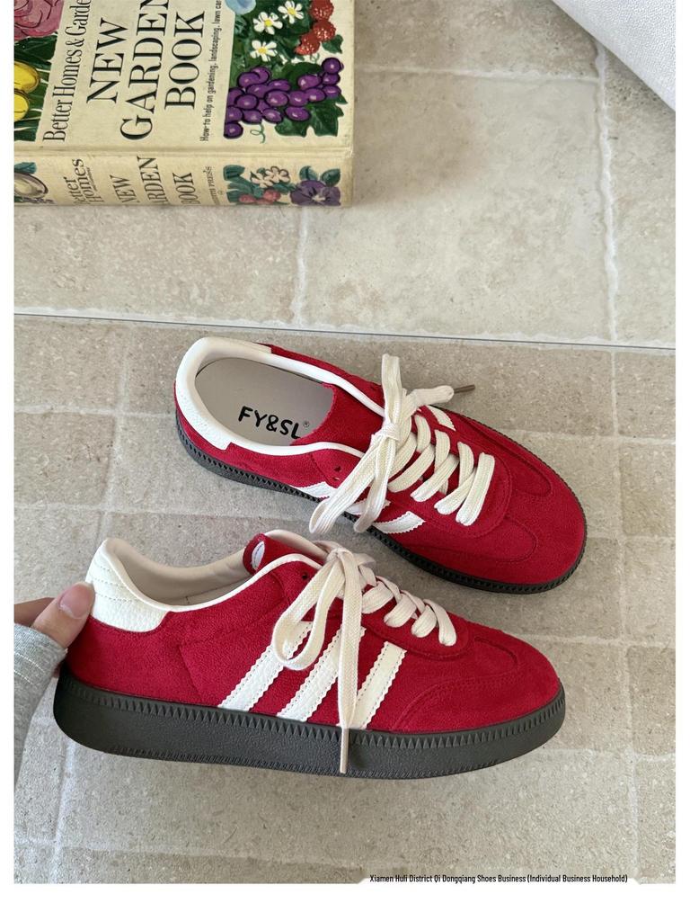 Dafa Girl Women's Retro Cortez Dad Shoes - 2025 Autumn/Winter Thick-Soled Breathable Sports Casual Sneakers