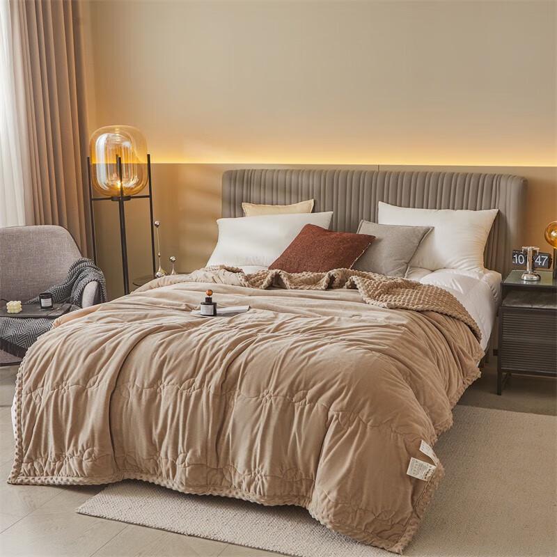 Rote Libelle Bohnen Samt Beruhigende Steppdecke