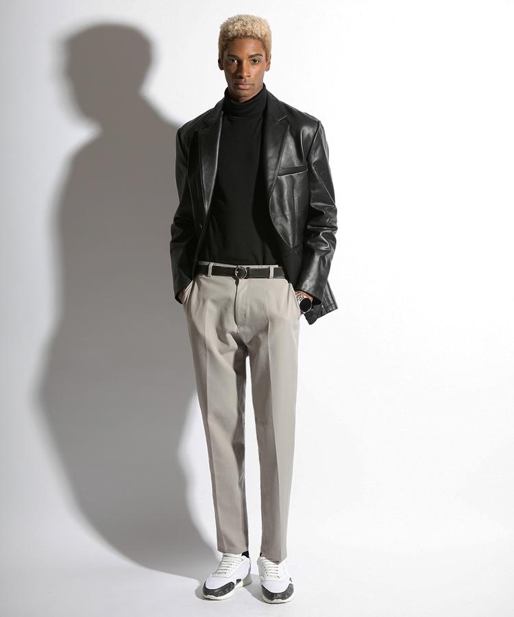 Seuteulaikeu Elegant Classic Trousers (Beige)