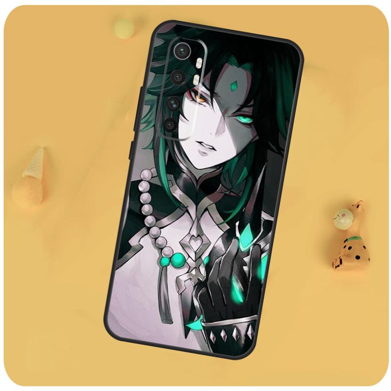 Genshin Impact Xiao Cover For Xiaomi 14 13 15 Ultra 11T 12T 13T 14T Pro POCO X7 X6 Pro X3 X5 F5 F6 M6 Pro Case