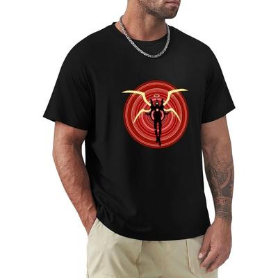 Cotton T-Shirt Round Neck Evangelion T Shirt for Men Short Sleeve Tee(2)