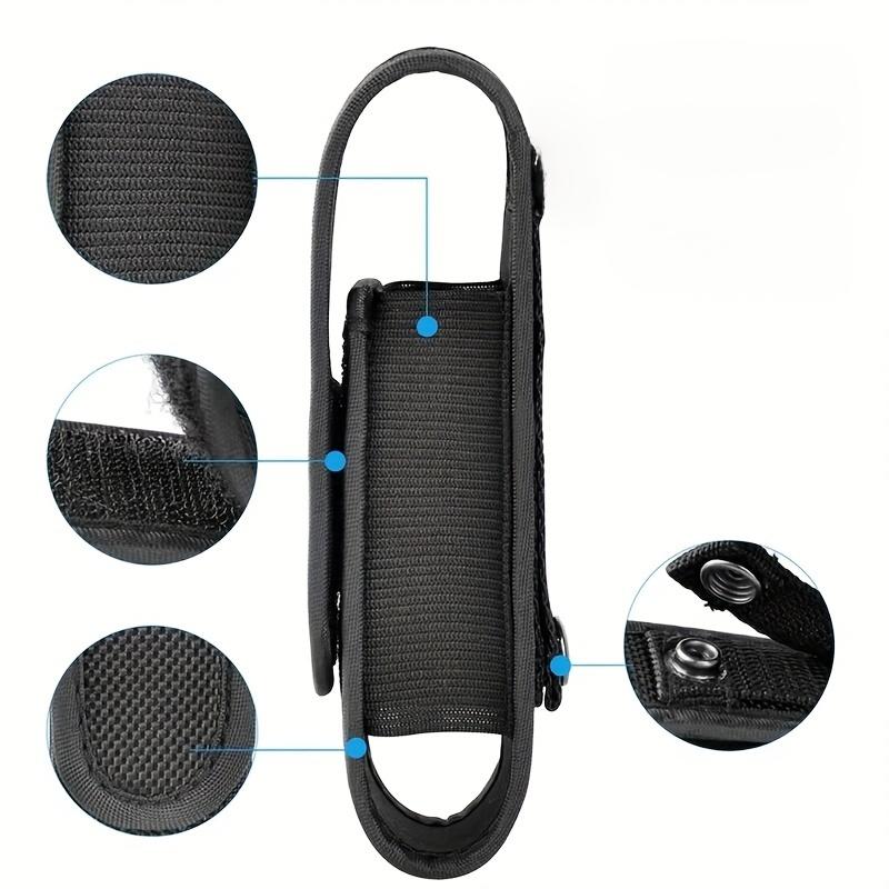 1PC Portable Men Flashlight Holster Tactical Outdoor Hiking Torch Storage Waist Bag Adjustable Heavy Duty Carry Case