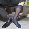 Herren Über die Wade Feine Nylon Kniehohe Anzugsocken