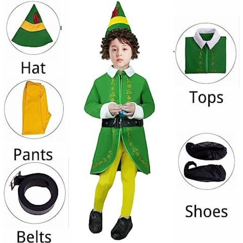 

Рождественские детские и взрослые костюмы для мальчиков и девочек, костюмы для выступлений, костюм Санта-Клауса, костюм лося, костюм монстра с зелеными волосами, костюм Гринча, юбка 160cm