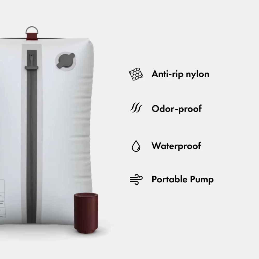 Airtight Travel Vacuum Sealed Bag Waterproof Suitcase Garment Cube Portable Vacuum Packing  Laundry