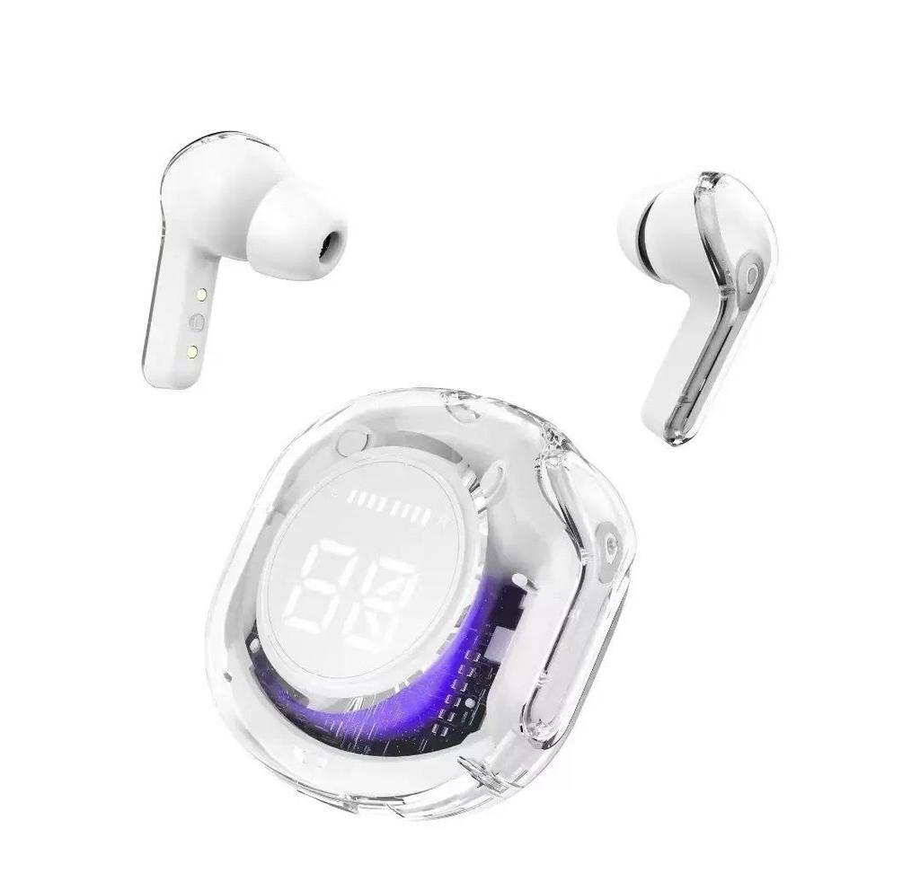 Air31 Transparent Bluetooth Earbuds, 2nd Gen In-ear Wireless TWS with Digital Display