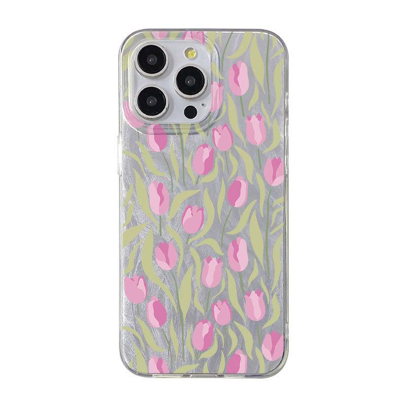 Premium Feather Flower for iPhone11/12/13/14/15/16promax Apple 17Pro Phone Case
