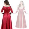 New Halloween Red Queen King Costume Vintage Lace Patchwork Lace Court Dress Dress