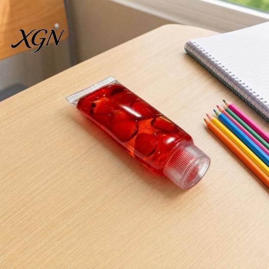 Handheld Fidget Toy 2/3Pcs Shapable Clear Tube Squeeze Toy, Slow Rising Stress Relief Travel Reliever Anti-Anxiety Hand Relaxation Sensory