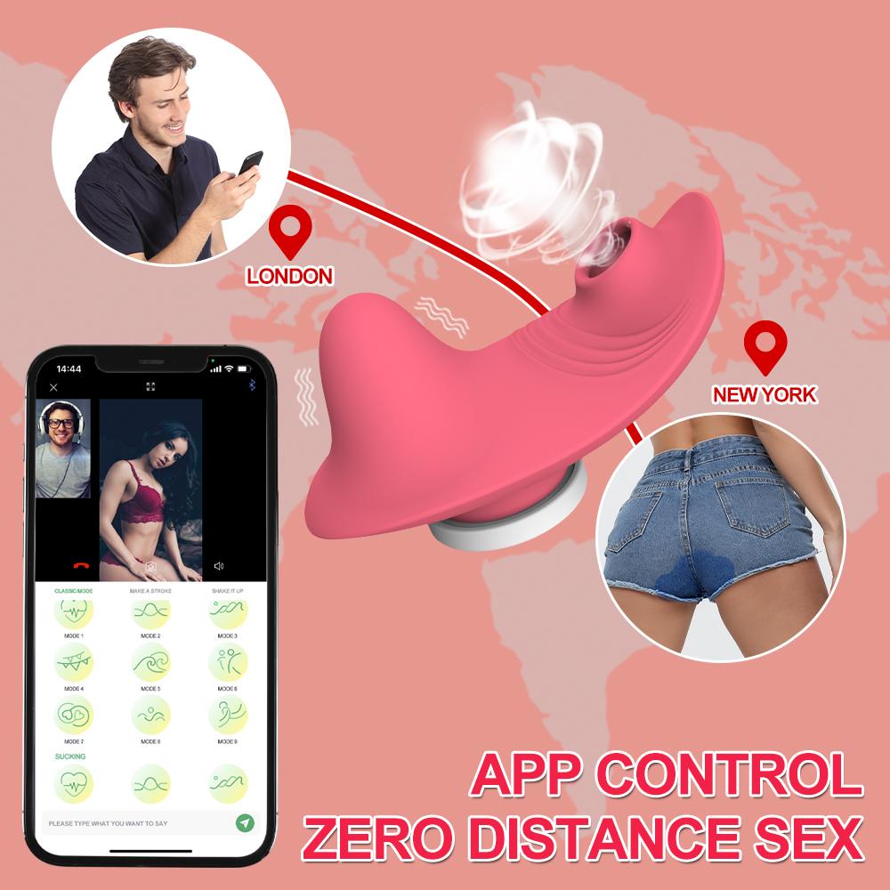 Wearable Mini Vibrator For Women Clitoris Sucker App Bluetooth Remote Control Vibro On Sexy Panties Adults Sex Toys Stimulator