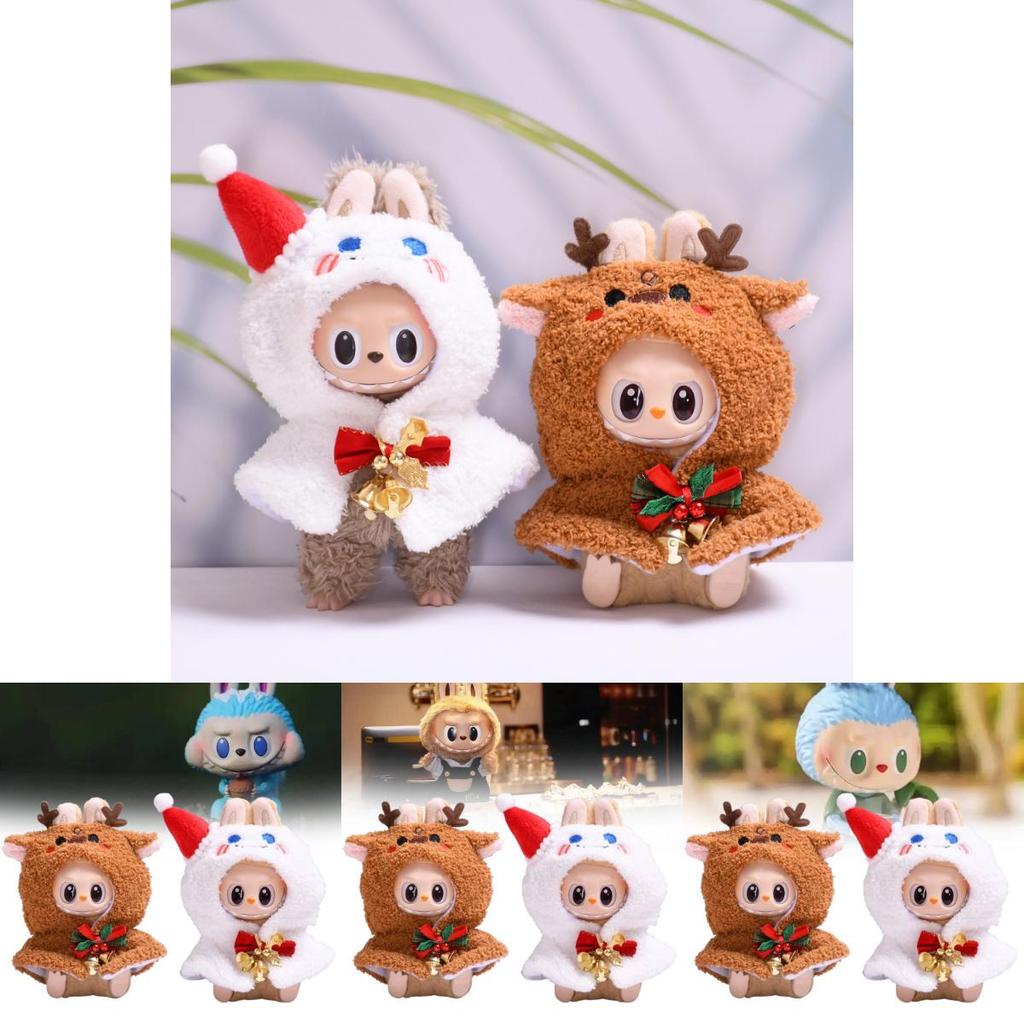 Festive Doll Clothing Christmas Reindeer And Snowman Plush Attachments For Collectors