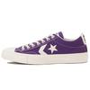 Chevronstar OX Comfortable Daily Low-Top Canvas Shoes Unisex Sneaker Purple White 1CL272