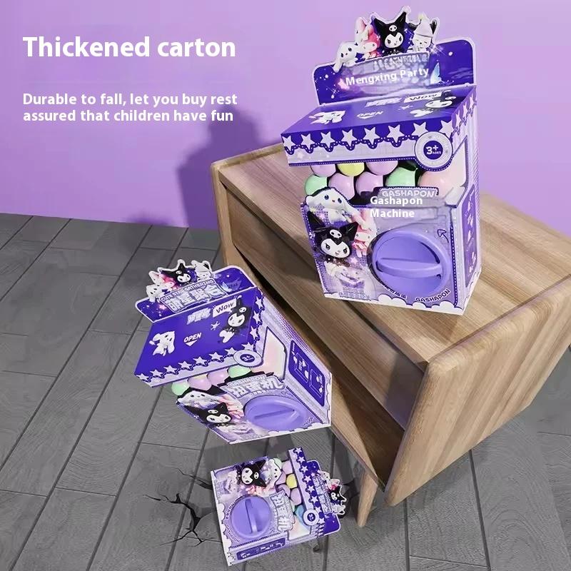 Sanrio Dětský Kreslený Melody Kroutící Vejce Stroj Mini Panenka Chytání Panenek Stroj DIY Zábavné Vejce Slepá Krabička Hračka Dětské Dárky Překvapení