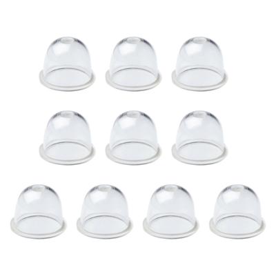 10/100 Peças Lâmpadas Transparentes de Pré-enchimento Ferramenta Elétrica Acessório de Cortador de Grama Bolha de Óleo do Carburador Lâmpada de Pré-enchimento Motosserras