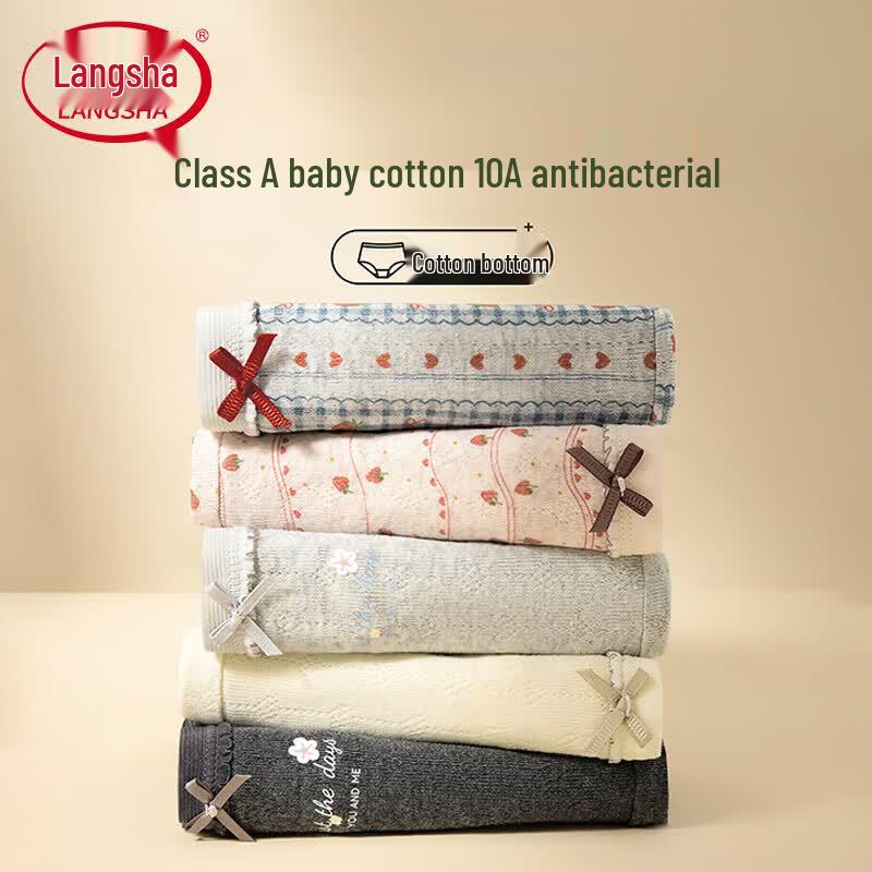 Langsha Women s 10A Antibacterial Cotton Briefs 3XL (160-180 lbs)