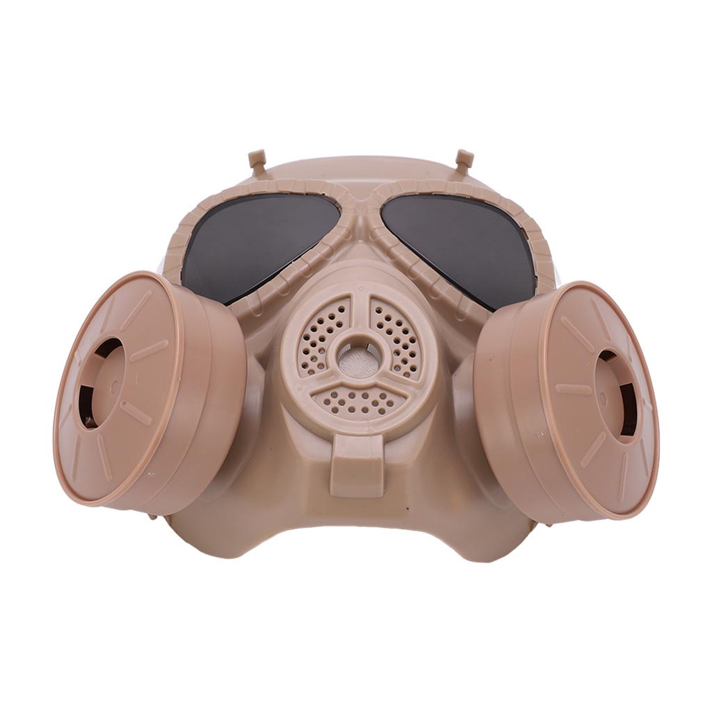 M04 Full Face Cover M05 Prop Biochemical Gas Face Shield with Dual Fan Filter Tanks UV Proof Sunglasses Lens