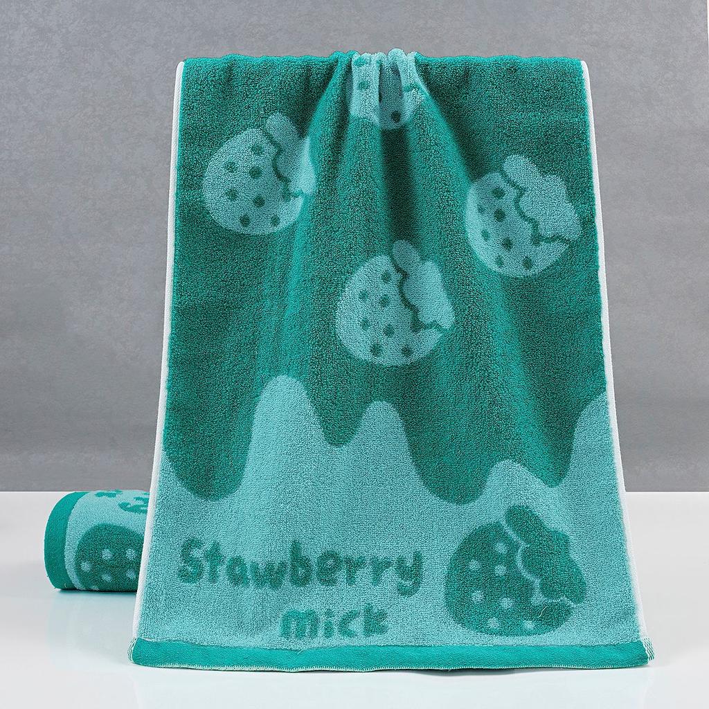 Color yarn pure cotton towel cartoon face wash absorbent towel cotton household wedding