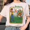 Lets Summon Demons Aesthetics T Shirt Unisex Summer Casual Harajuku Cartoon Print Satan Short Sleeve Tops Camiseta Streetwear