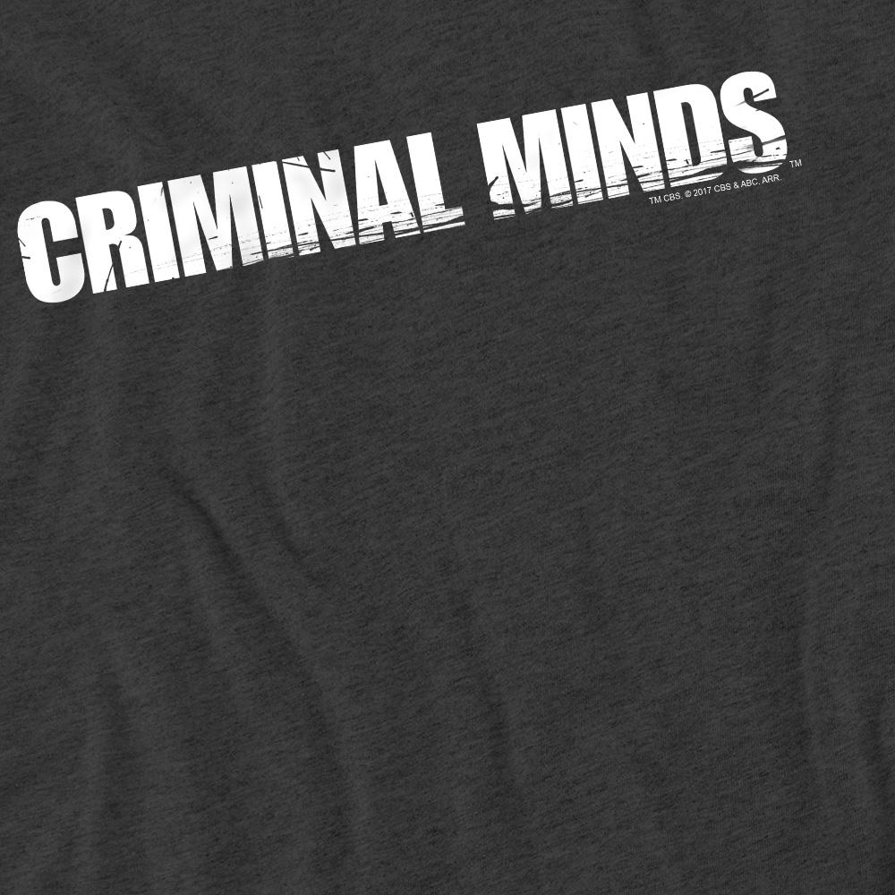 Criminal Minds Unisex Adult Logo T-Shirt
