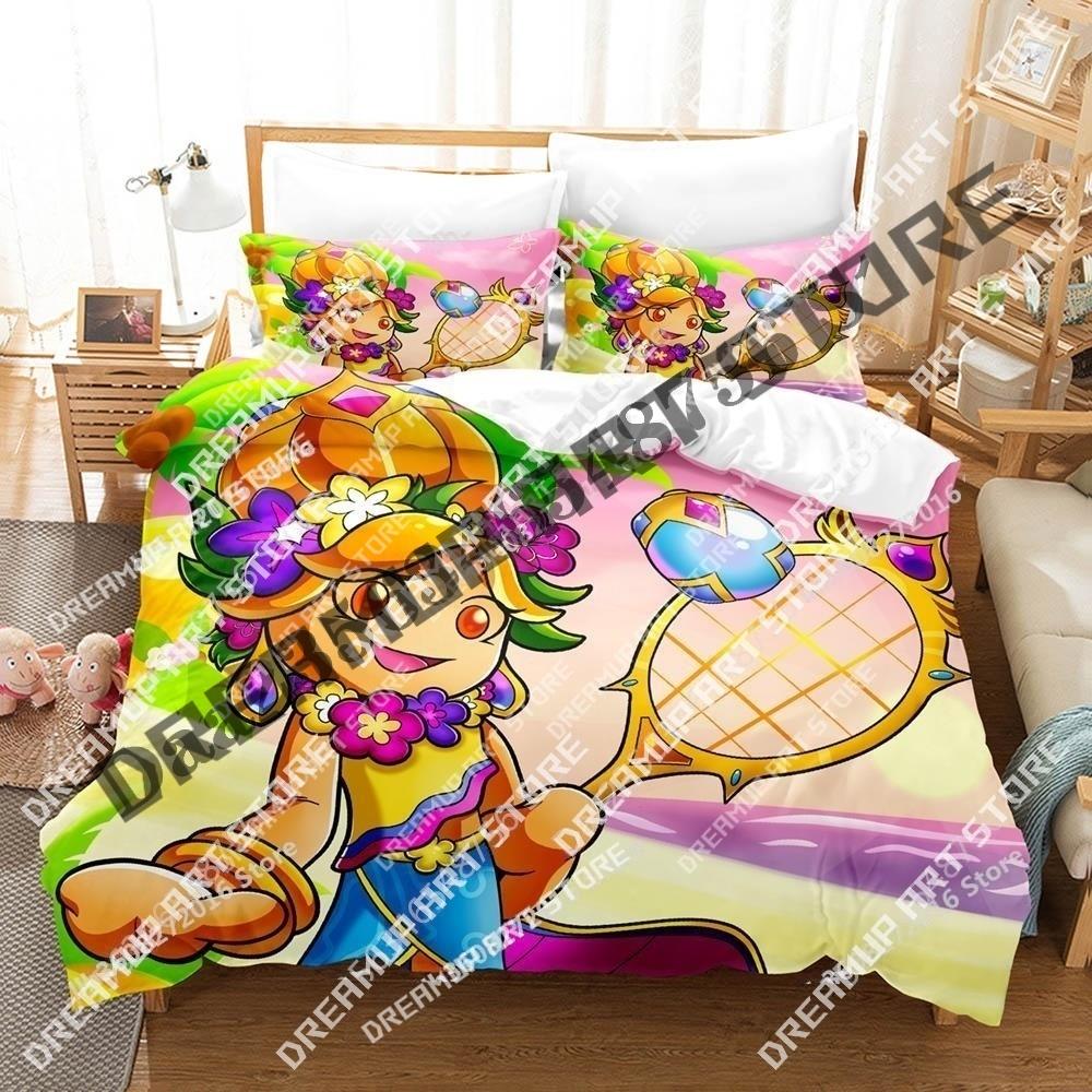 3D Print Game Anime Cookie Run OvenBreak Bedding Set Single Twin Full Queen King Size Bed Set Adult Kid Bedroom Duvetcover Sets