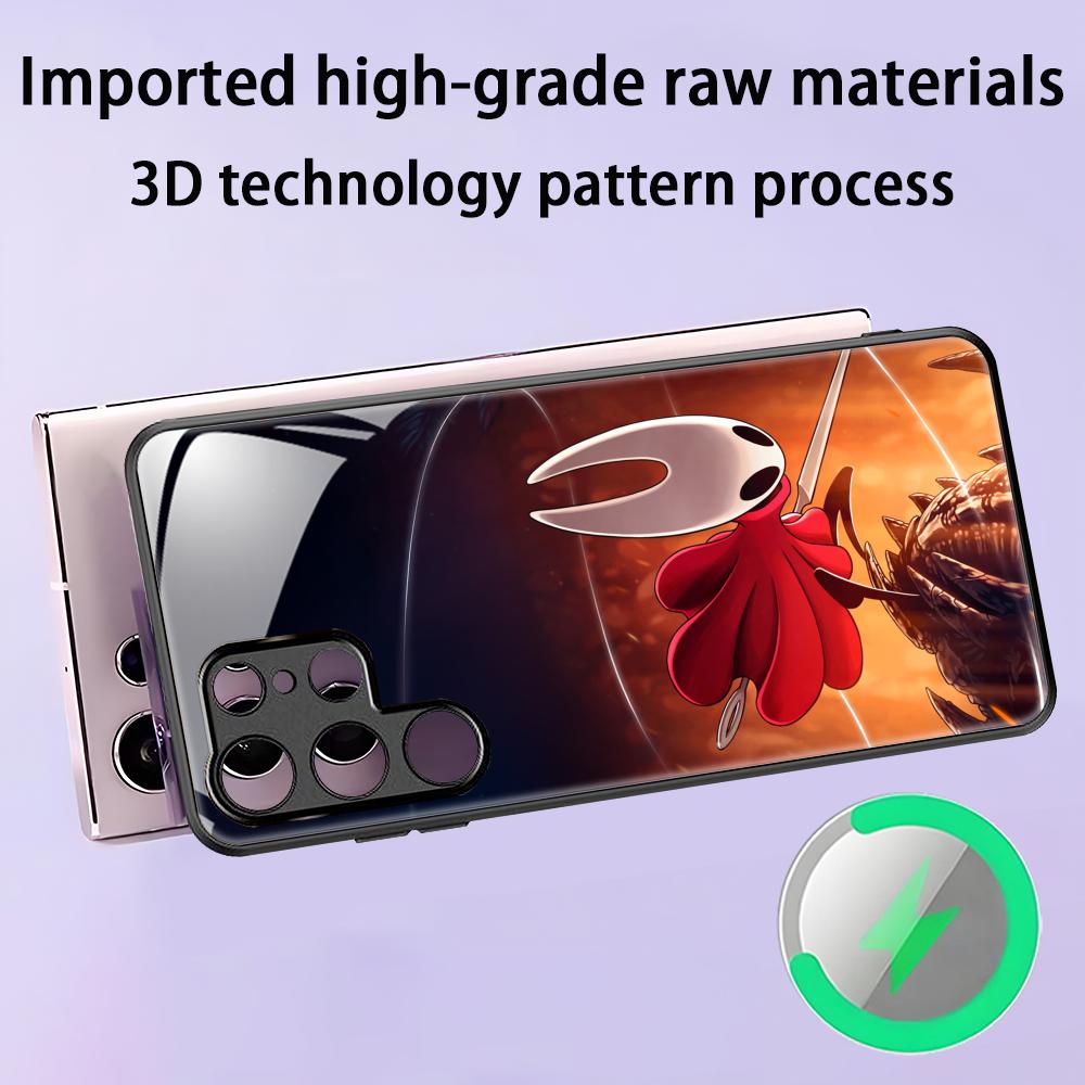 HOT GAME Hollow Knight Silksong Phone Case For Samsung S25 S24 S23 S22 S21 S20 Plus Ultra Note20 Glass Magnetic Case