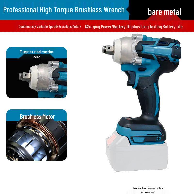 Lithium Battery Brushless Electric Wrench - High Torque, Rechargeable, Hot Selling