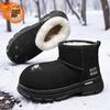Snow Boots Winter Piled Thickened Warm Cold Cotton Boots Outdoor Non-slip Thick-soled High-top Bread Cotton Shoes