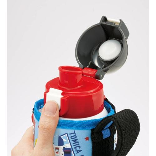 Skater Tomica Water Bottle, 400ml, for Children, with Cover, KSTCH4-A