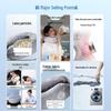 Hezheng Portable U-Shaped Neck Massager Pillow