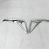 Chrome 2Pcs Rear Fog Lamp Bumper Light Cover Trim For Toyota C-Hr Chr 2018-