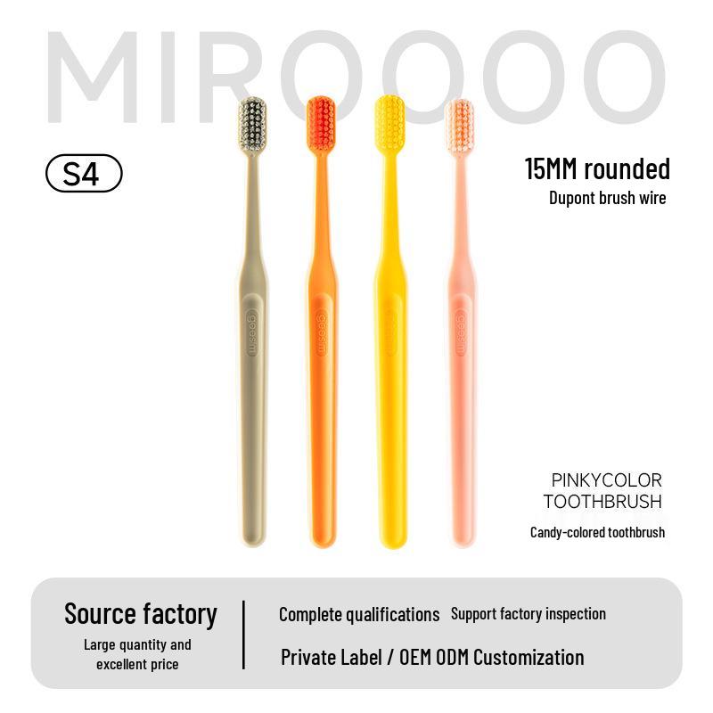 

Premium Soft Bristle Toothbrush Pack for Adults & Students - Japanese & Korean Model, Unisex, Individually Packaged