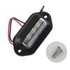 2PCS 6 LED Car License Number Plate Light For SUV Truck Trailer Van Tag Step Lamp White Bulbs Car Products License Plate Lights License Plate Lights