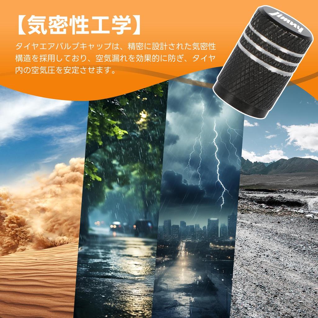 UmeMart JB64/JB74 Kompatibel mit Suzuki, Aluminium Reifenventilkappen, Korrosionsschutz, Luftdichte Garantie, Offroad