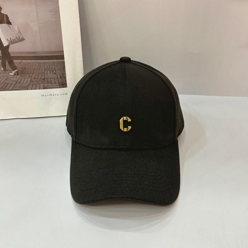 Autumn and winter three-dimensional letter woolen material hard top warm baseball cap men and women versatile face small cap tide
