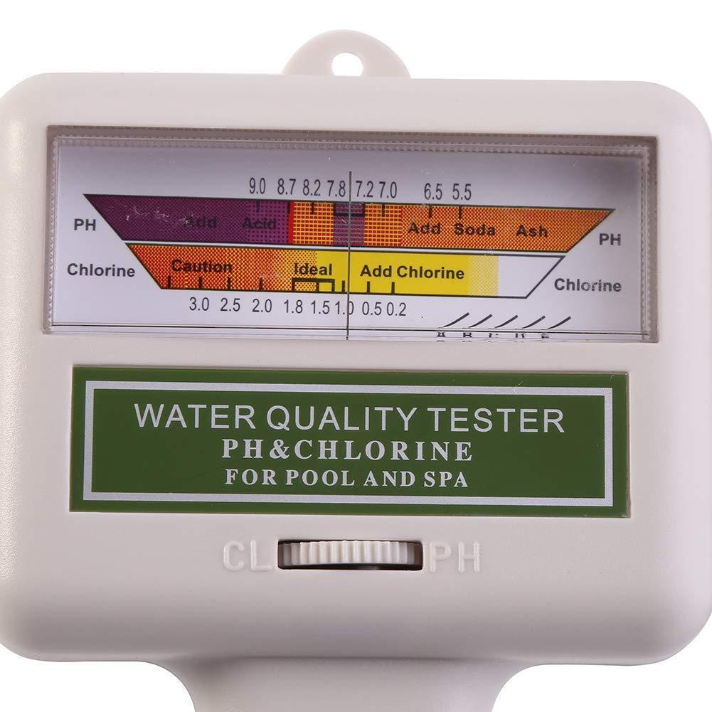 PC-101 Portable Chlorine and pH Water Quality Tester for Home, Pool, and Spa