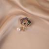 Elegant Pearl Brooch for Women's Suits - High-End Jewelry Pin