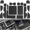Auovo Cup Holder erts Liners Compatible with Honda CRV Accessories  2024 2025 2026 CR-V Door Slot Pad Car Interior Non-Slip Dust Mat Center Console