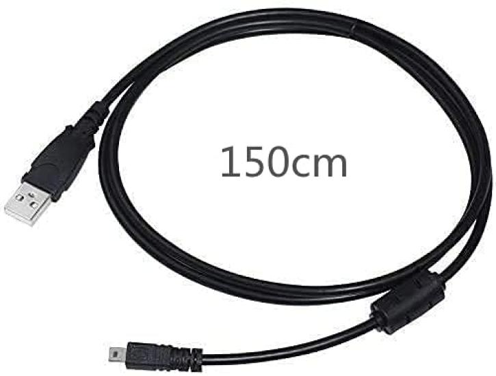 Sqrmueki Replacement USB Cable for Camera Data and Compatible with Nikon SLR Coolpix and More Digital Cameras UC-E6 UC-E23 Transfer, Sync, Charging,