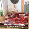 Manchester Customized Name Floor Rug Office Rug Design for Kitchen Balcony Decorate room Study room Anti-slip Rug Decorate Offices Gift for Festivals