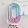 40-Zoll-Ballon mit auffälligen, leuchtenden Farben und passenden Zahlen für Weihnachten, Geburtstag, Party, große Zahl, Ballon, Geschenk, Partyzubehör