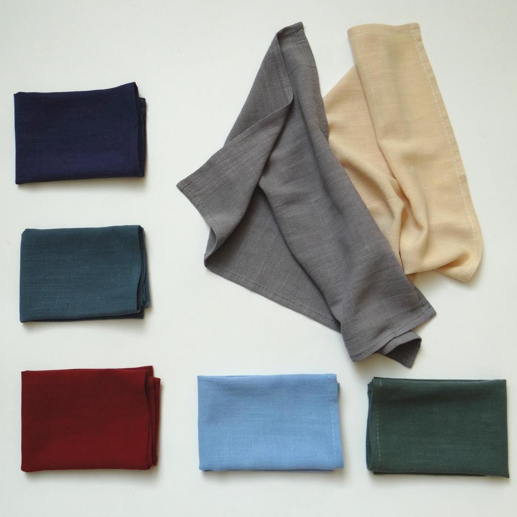 Cotton Linen Napkin Wine Glass Cloth - Kitchen Towel and Placemat Set