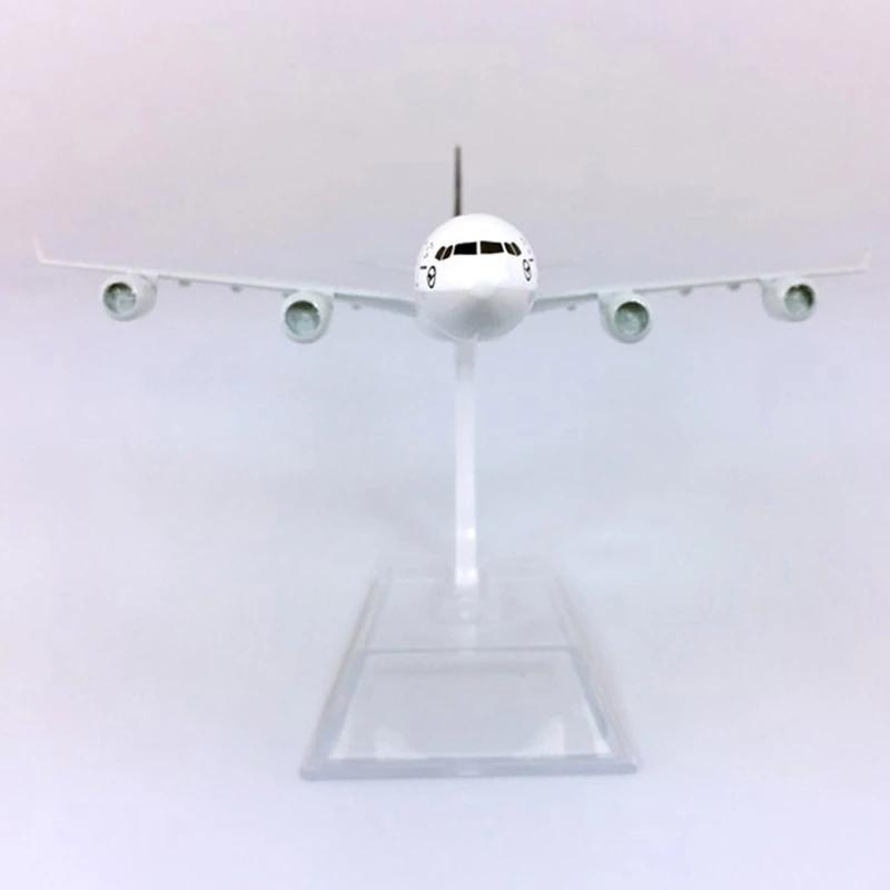 1/400 Scale Planes Model 16cm Lufthansa Airbus A380 Aircraft Diecast Metal Airplane Model Home Accessories Decoration Ornaments