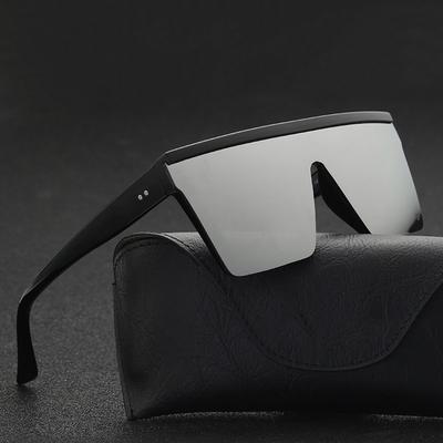 2023 Vintage Męskie Okulary Przeciwsłoneczne z Płaskim Daszkiem Męskie Markowe Czarne Kwadratowe Odcienie UV400 Gradientowe Okulary Przeciwsłoneczne Dla Kobiet Fajne Jednoczęściowe Designerskie