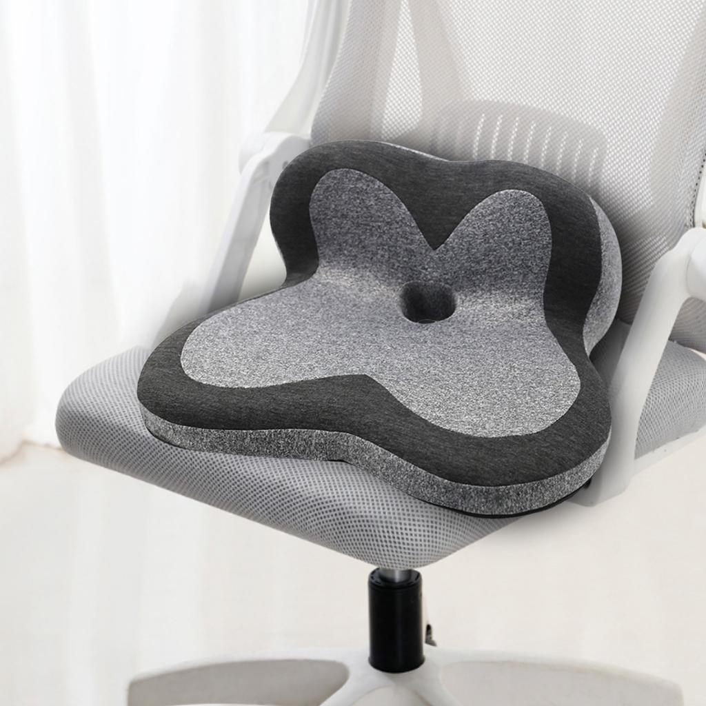 Sciatica Seat Cushion Memory Sponge Chair Pillow Tailbone Back Tailbone /pressure Lumbar Back Support Orthopedic Chair Cushion