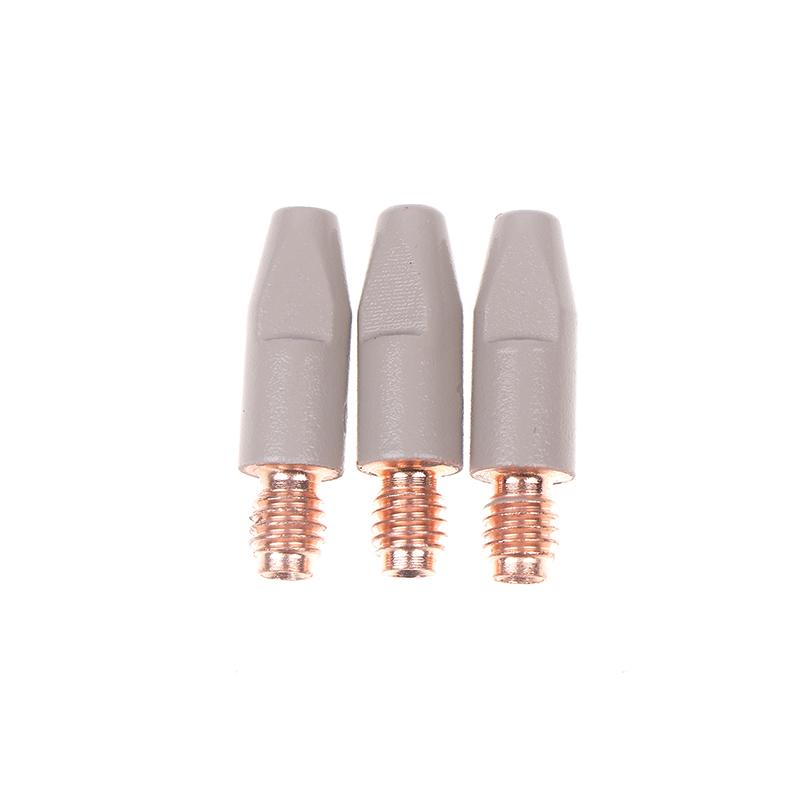 5 Piezas Boquilla de Protección de Recubrimiento 24Kd 0.8/1.0/1.2Mm Boquilla de Contacto para Antorcha Mig de 24Kd Boquilla de Contacto para Antorcha de Soldadura Mig Mag