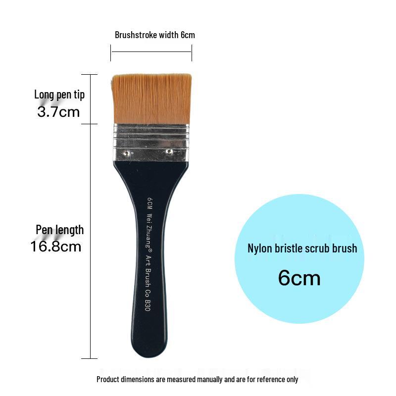 G1754 Nylon Flat Brush for Oil & Wall Painting