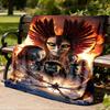 1pc Avatar Outdoor Personalized Flannel Blanket, Soft, Lightweight Personalized Flannel Blanket, Digital Printing,